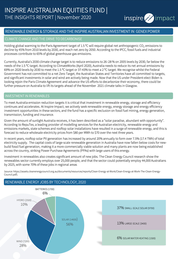 Insights report Nov 2020