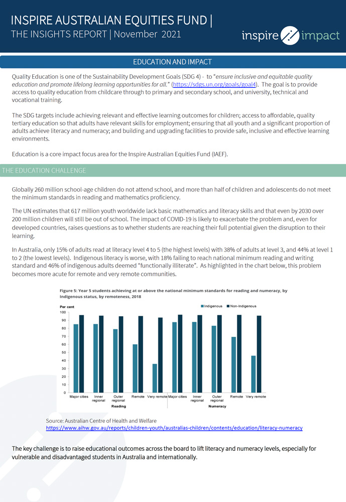 insights report education